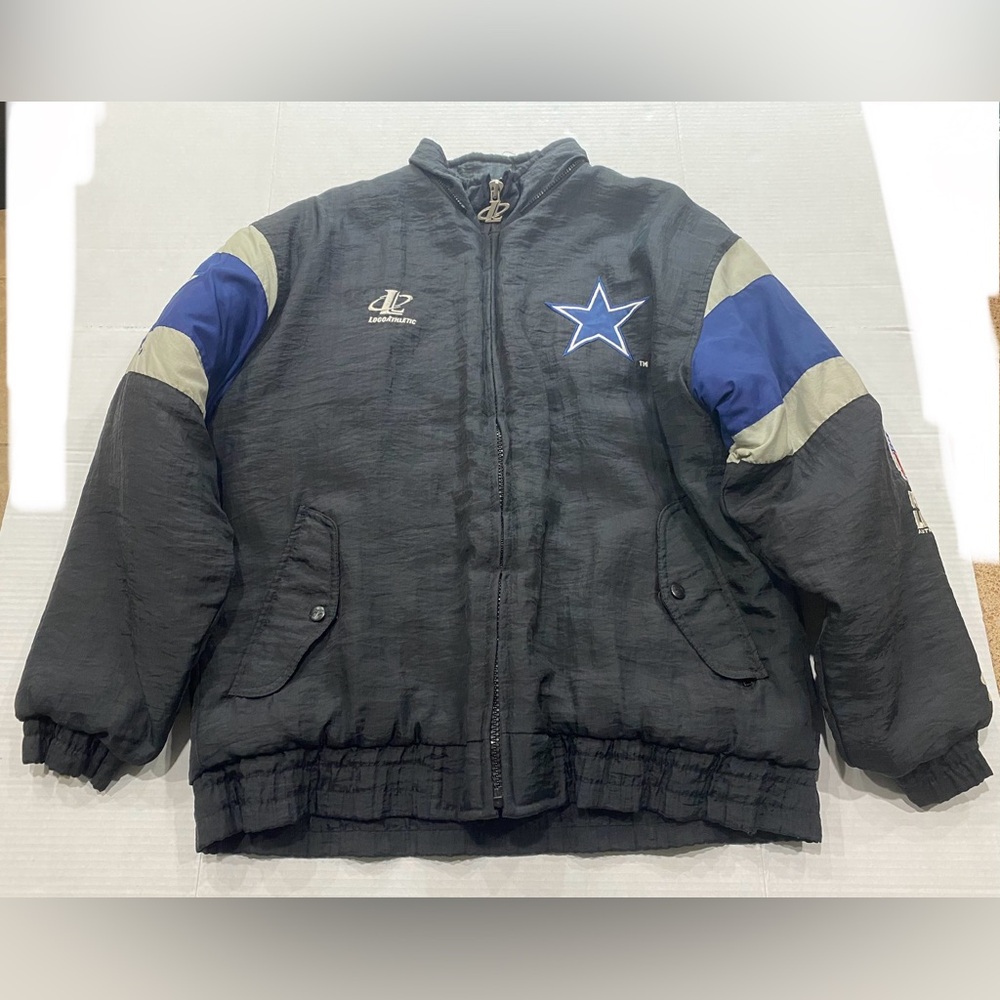 Vintage Dallas Cowboys Logo Athletic NFL Pro Line Spell out  Jacket  Size M